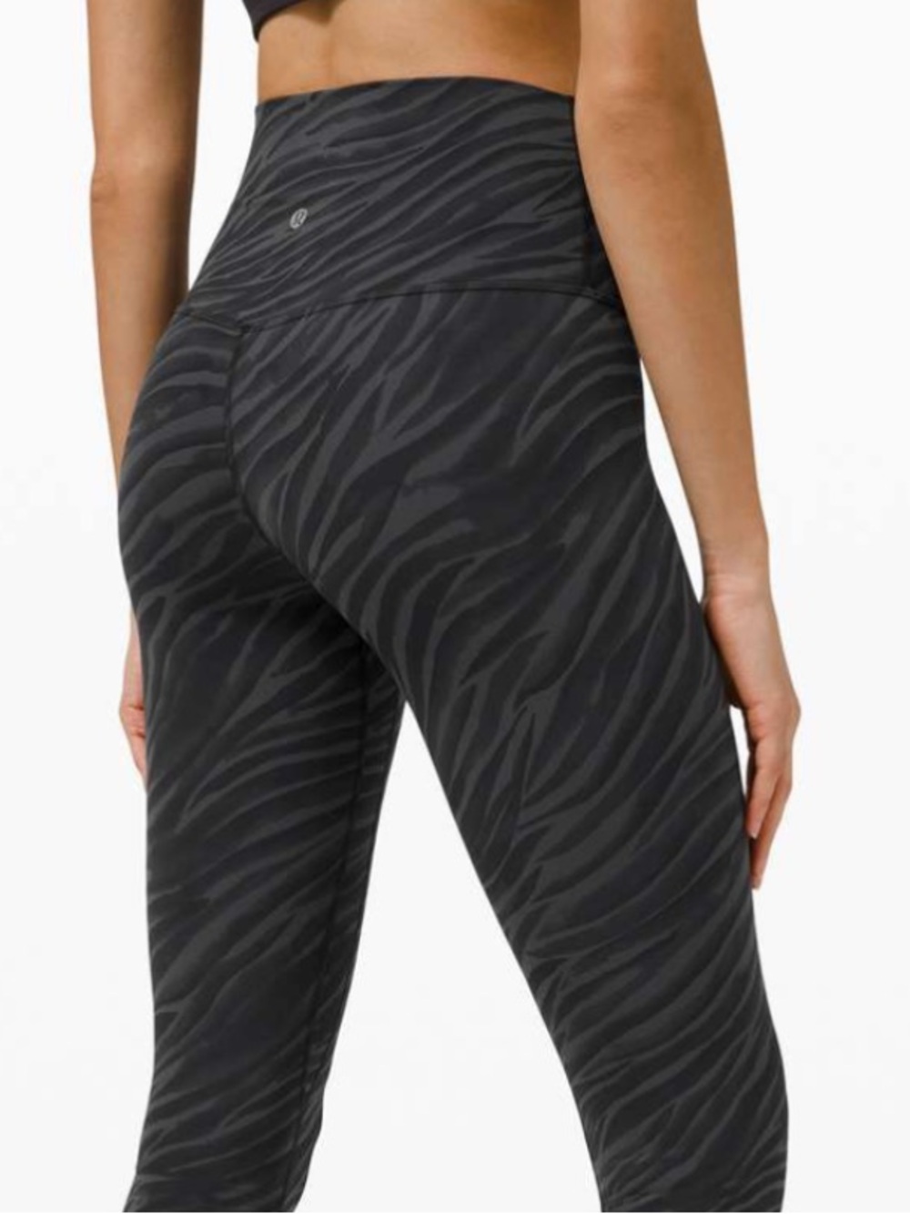 lululemon Align Legging Black Zebra Print High-Rise Leggings